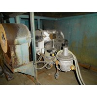 Alu melting furnace tiltable, 315 kg, MORGAN, natural gas